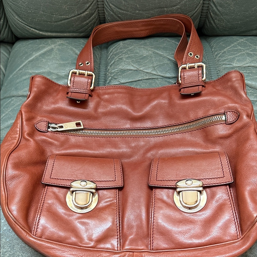 Marc Jacobs Brown Leather Shoulder Bag - Picture 11 of 14